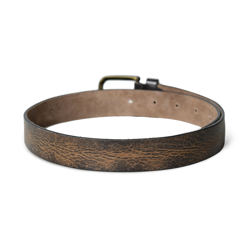 Dark Brown Casual Leather Belt