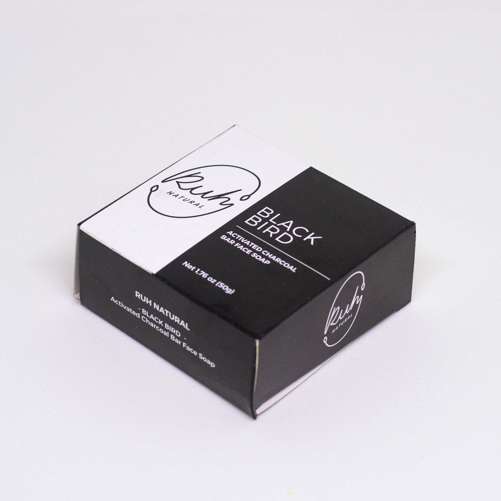 Ruh Natural Activated Charcoal Face Soap — Blackbird