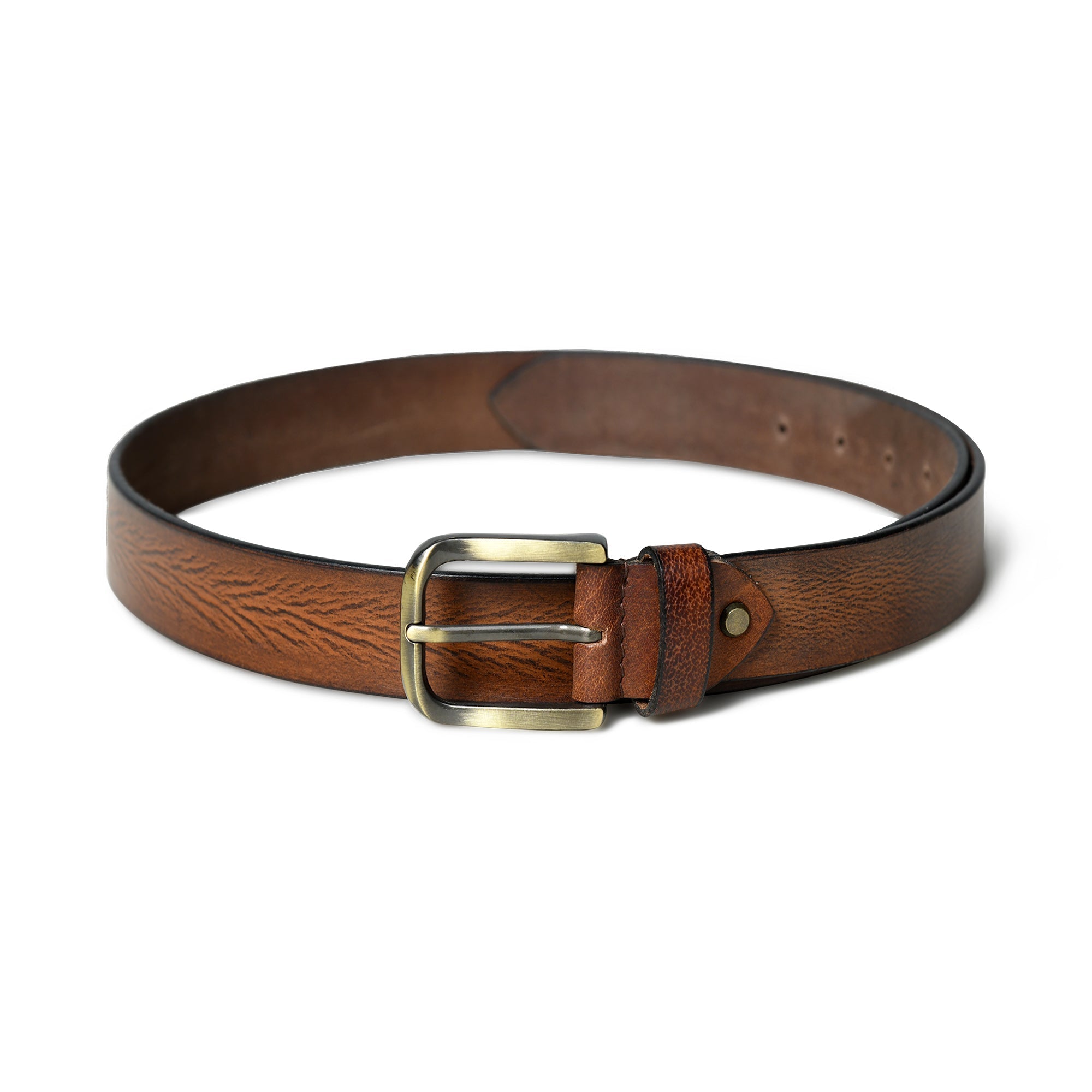 Tan Full Grain Leather Belt