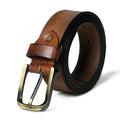 Tan Full Grain Leather Belt