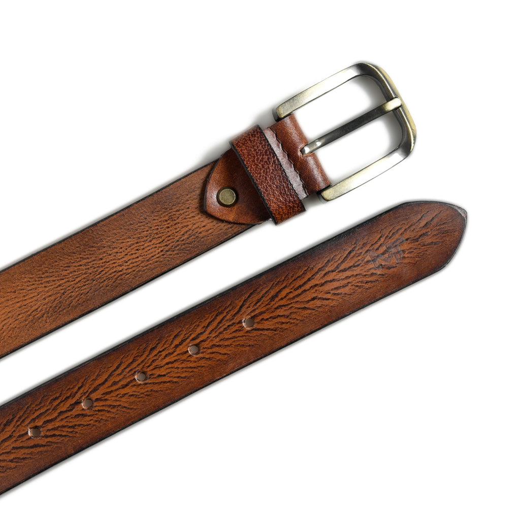 Tan Full Grain Leather Belt