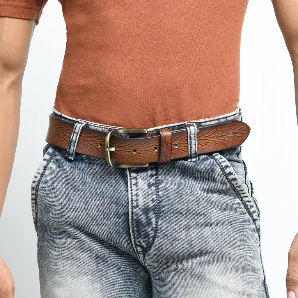 Tan Full Grain Leather Belt