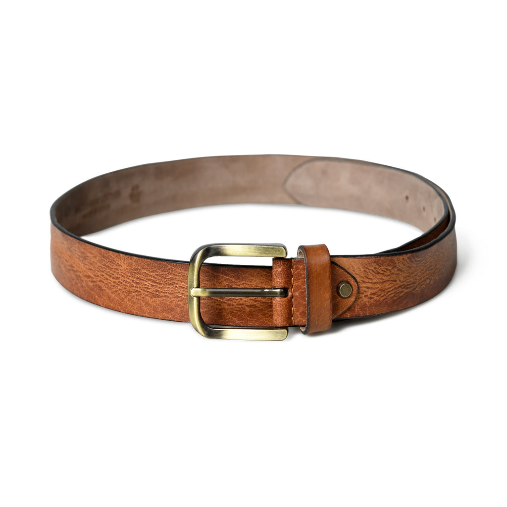 Versatile Tan Leather Belt
