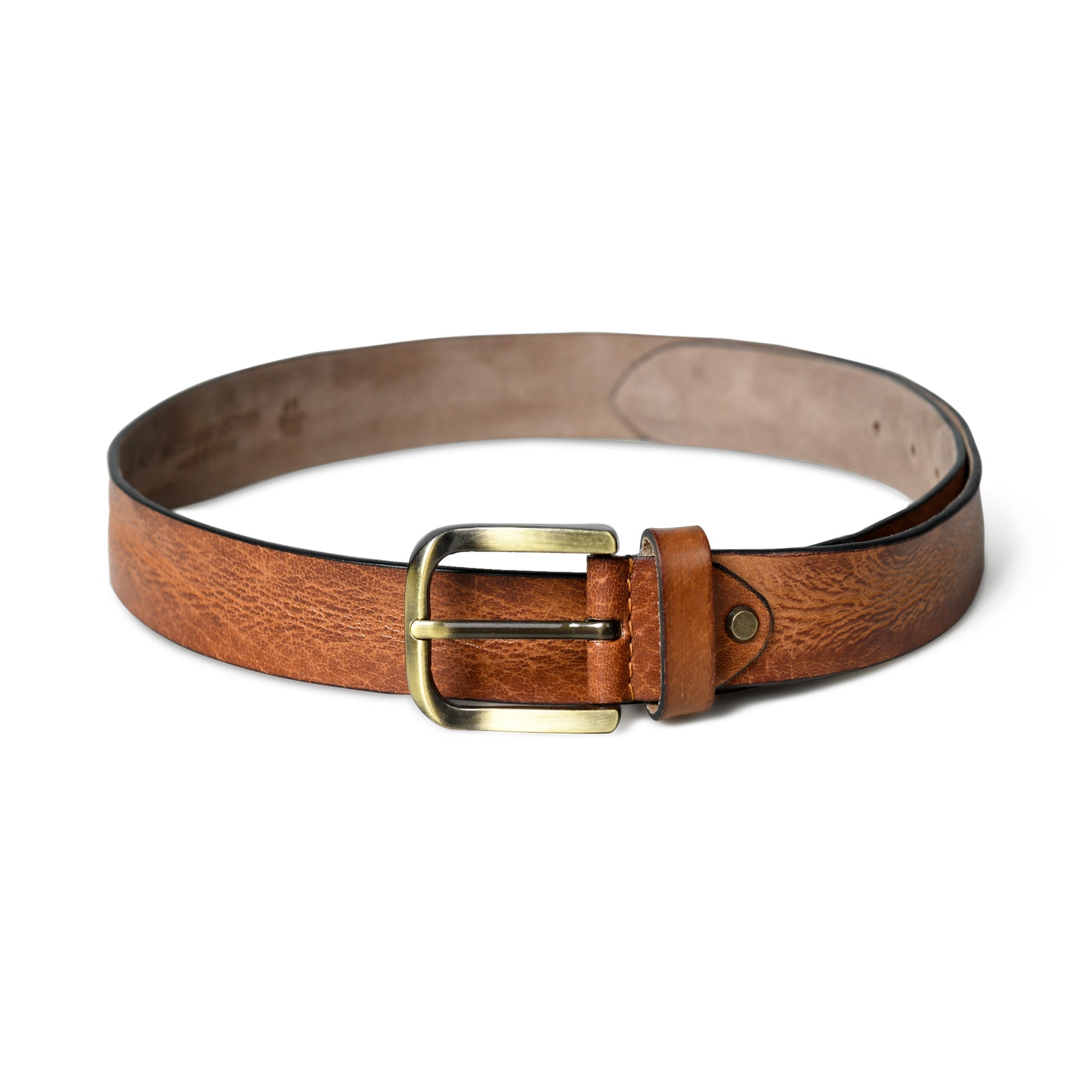 Versatile Tan Leather Belt