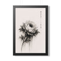 The Flower — Unshakable Collection Framed Print