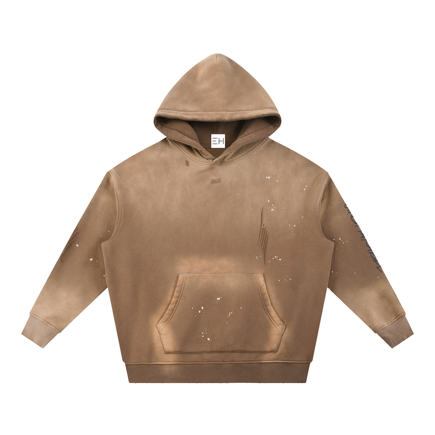 Unshakable — Vintage Washed Frayed Fleece Hoodie