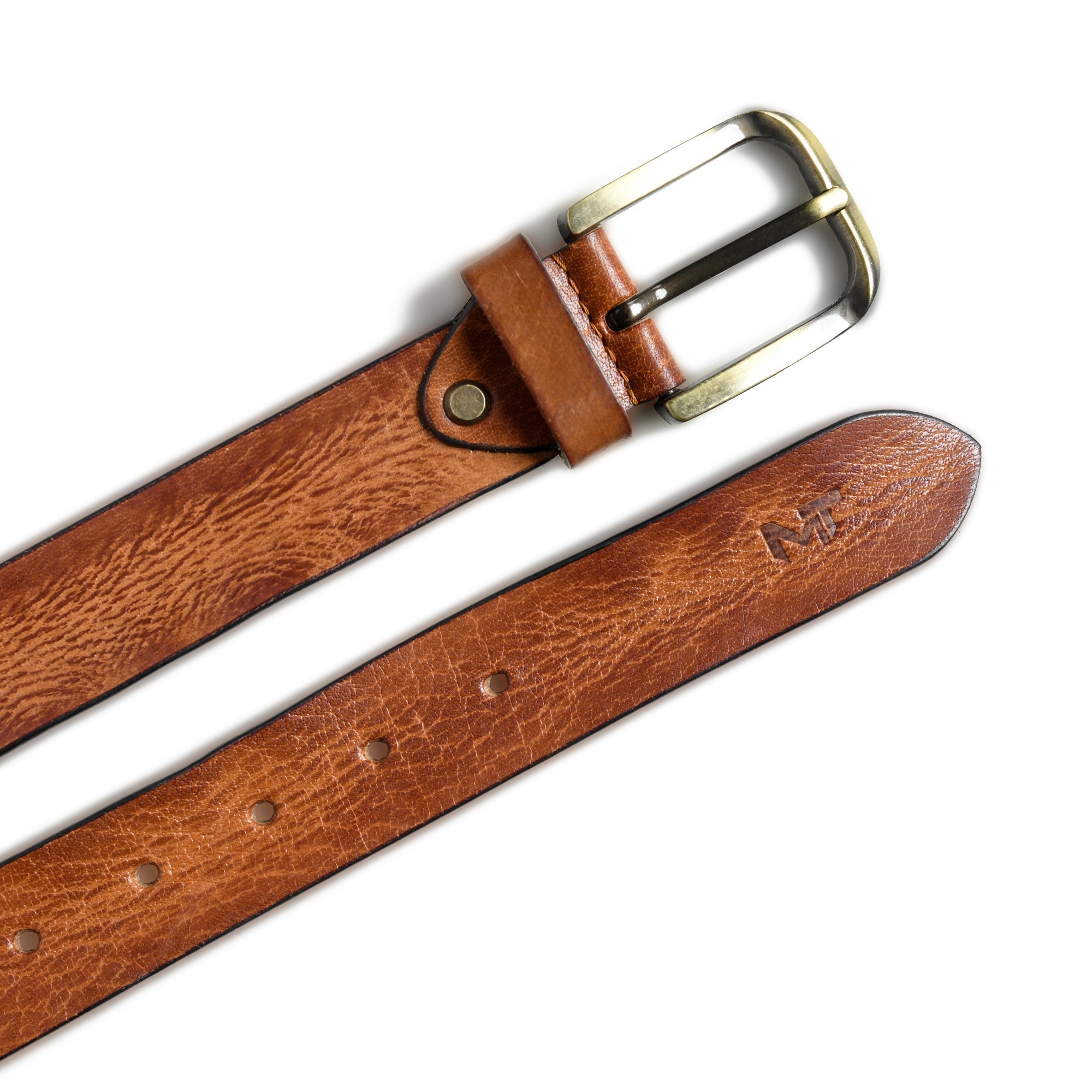 Versatile Tan Leather Belt