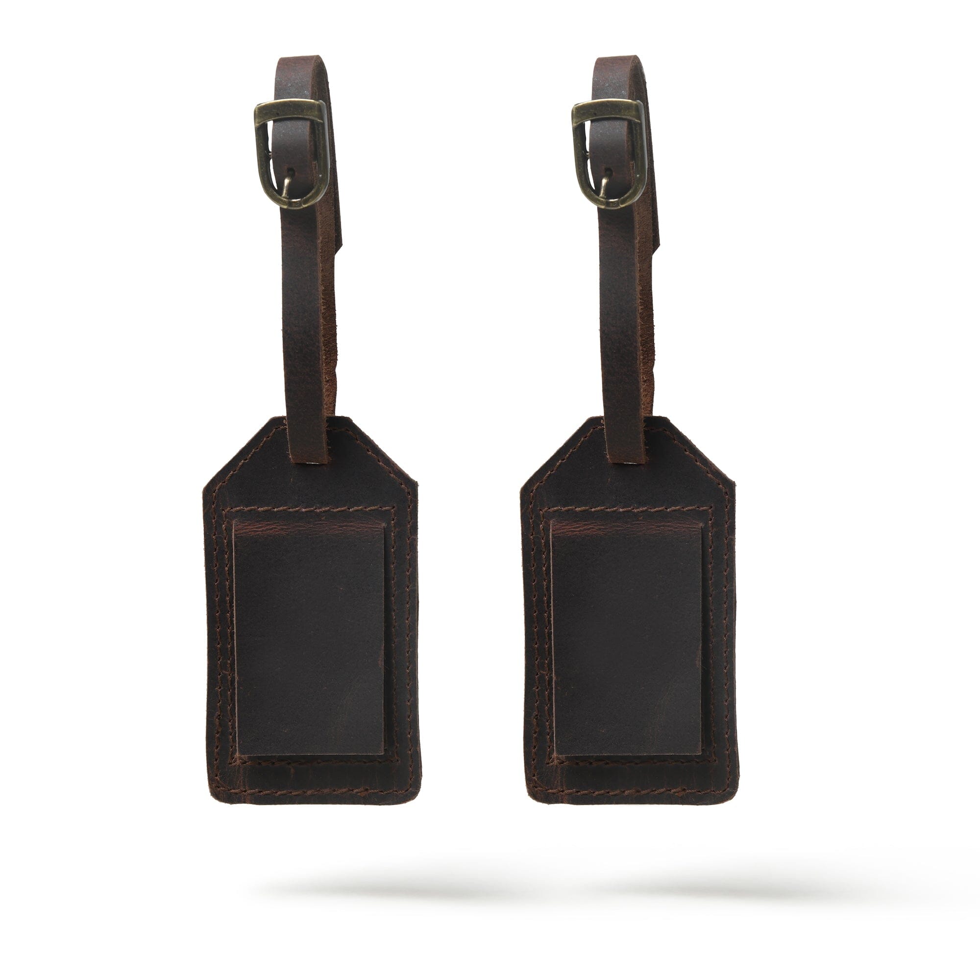 Rome Leather Luggage Tag Set