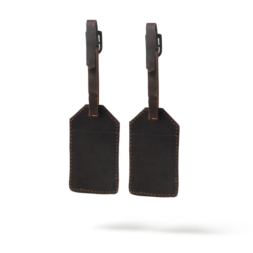 Rome Leather Luggage Tag Set