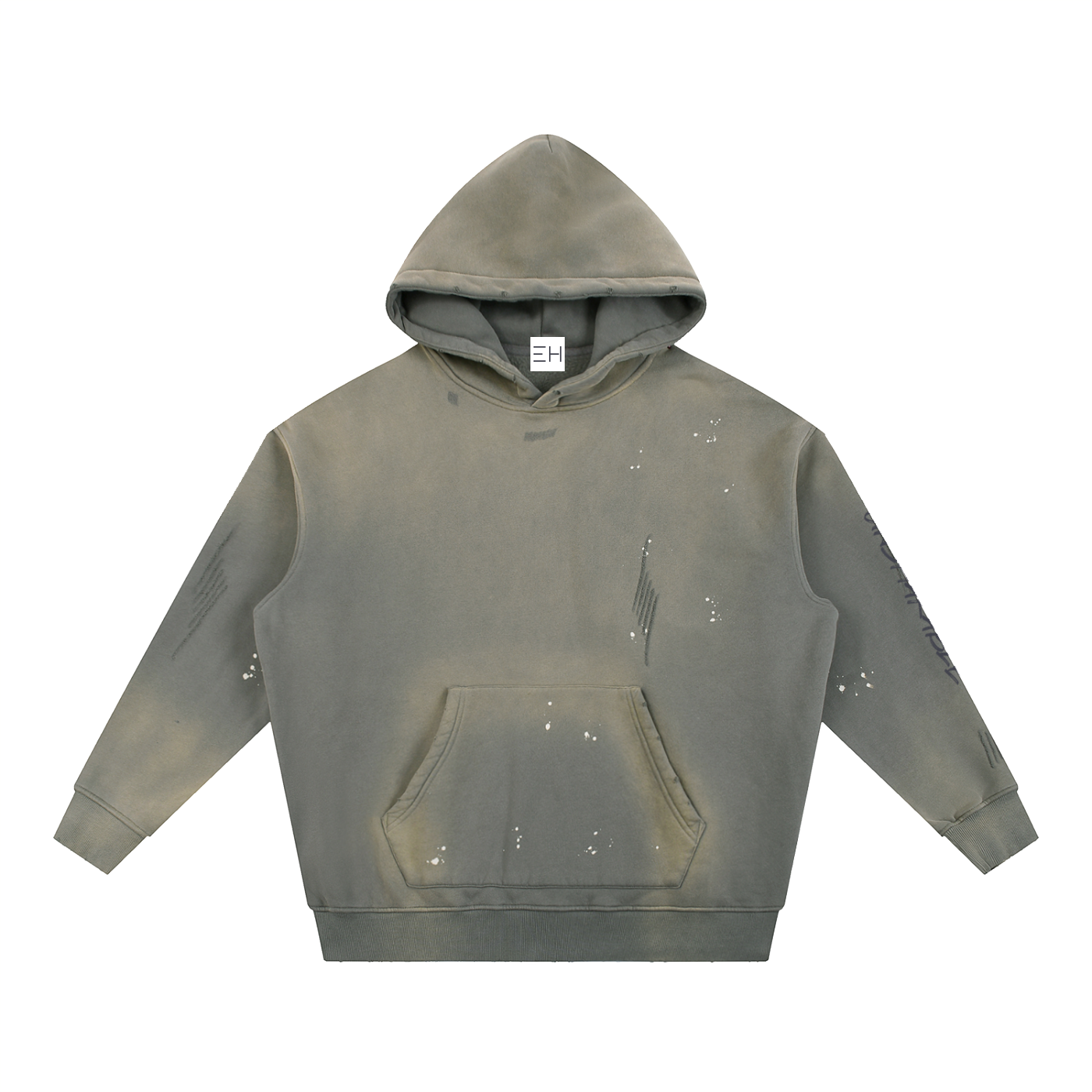 Unshakable — Vintage Washed Frayed Fleece Hoodie