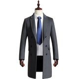 37 Wool Double Breasted Gray