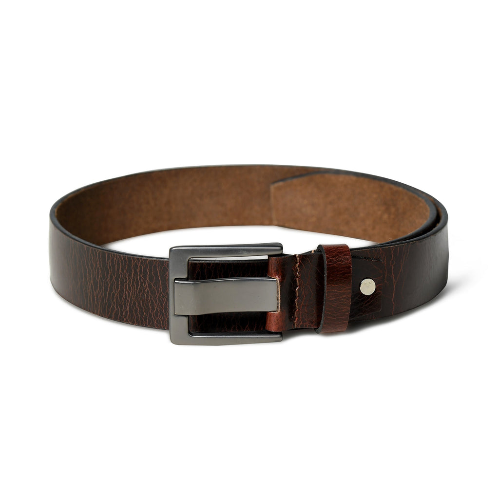 Dark Brown Leather Belt