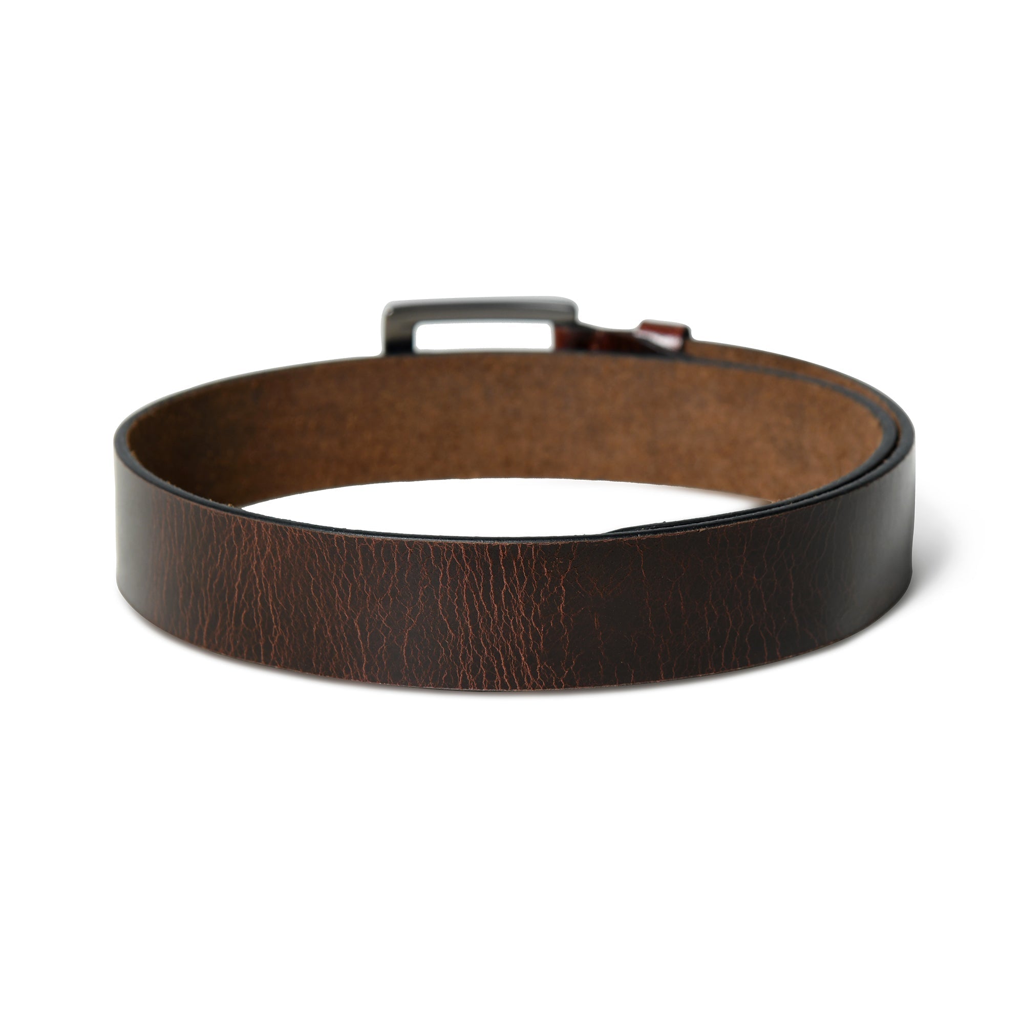 Dark Brown Leather Belt