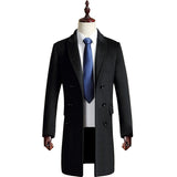 37 Wool Double Breasted Black