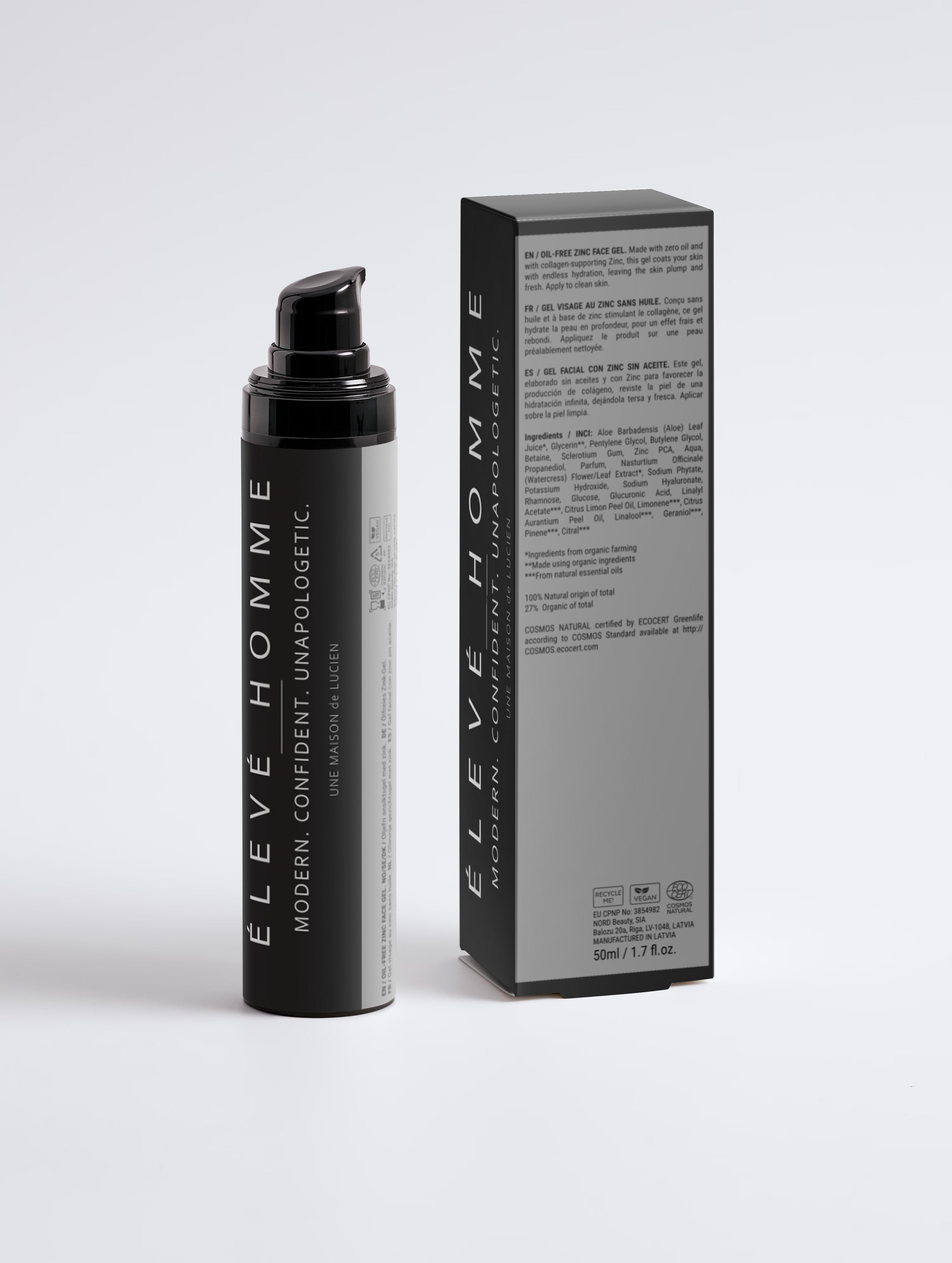 Oil-Free Zinc Face Gel