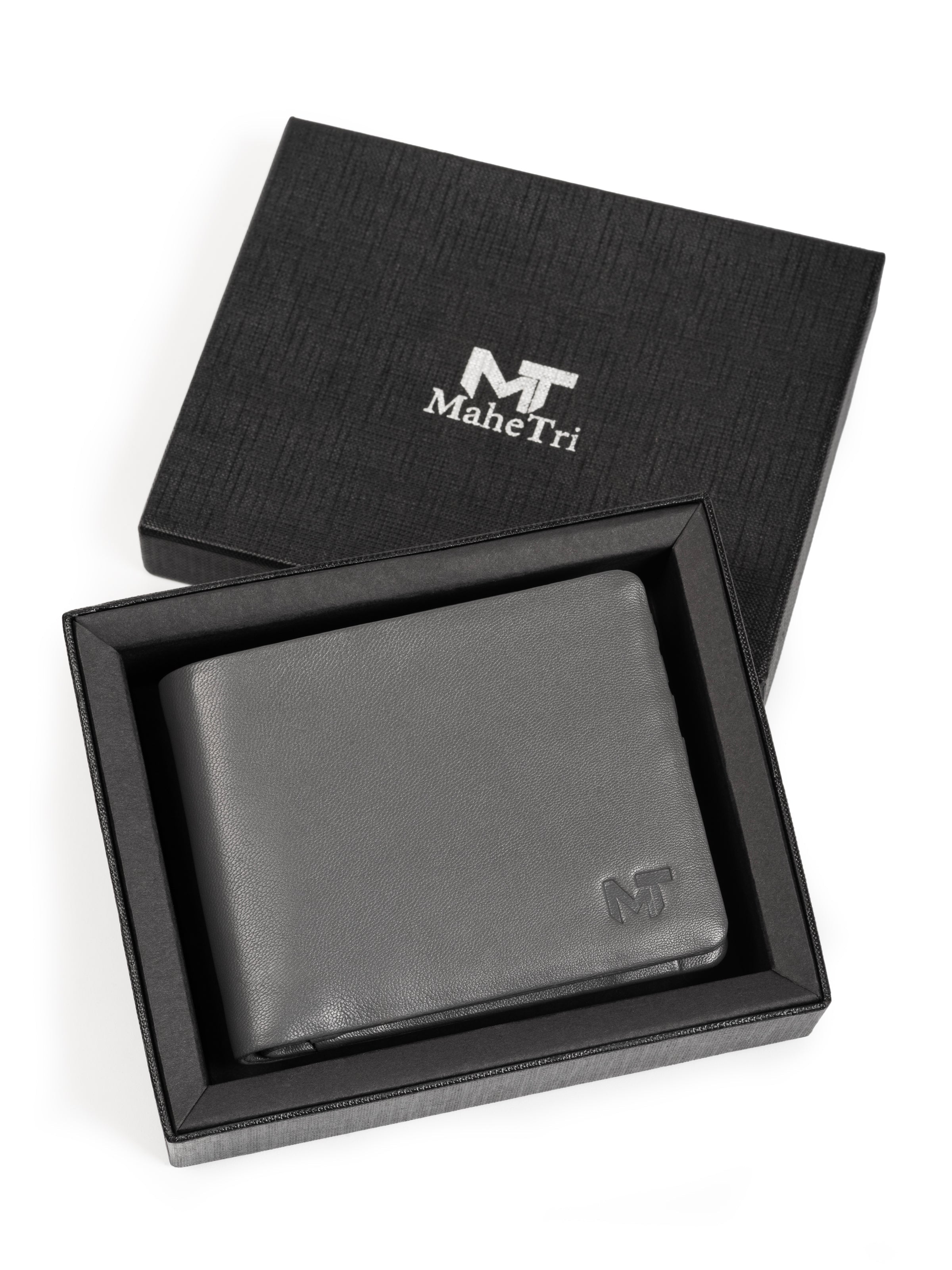 Perier Bifold Wallet in Gray