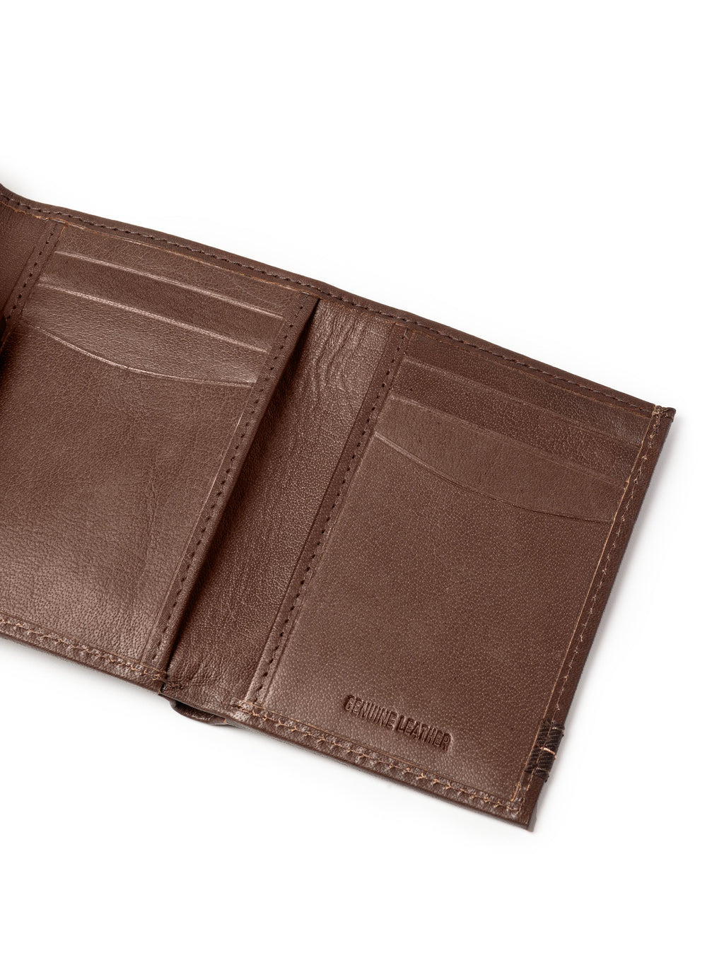 Rohan Tri-Fold Wallet in Brown
