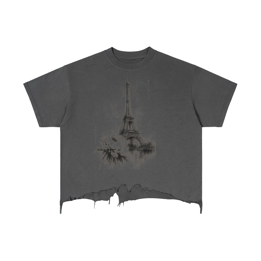 Unshakable — Distressed Hem T-Shirt