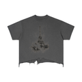 Unshakable — Distressed Hem T-Shirt