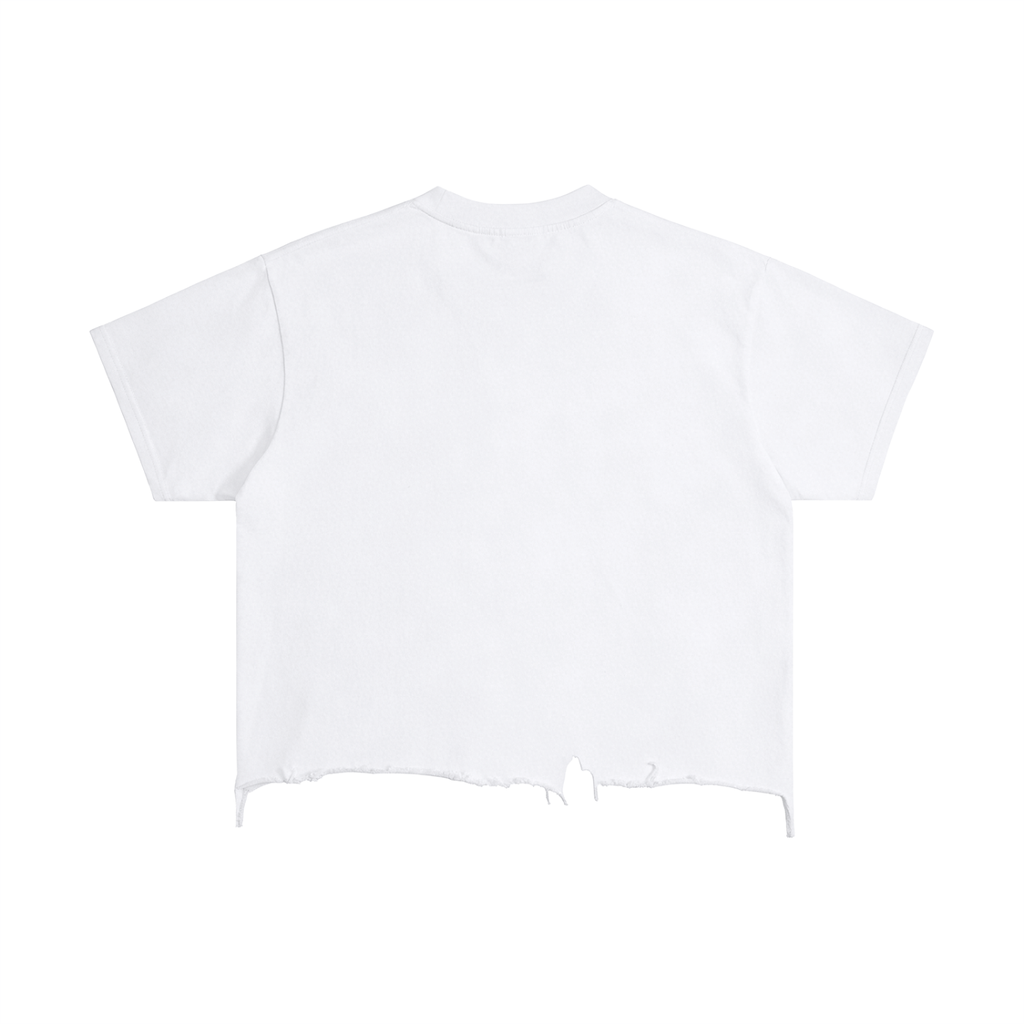 Unshakable — Distressed Hem T-Shirt