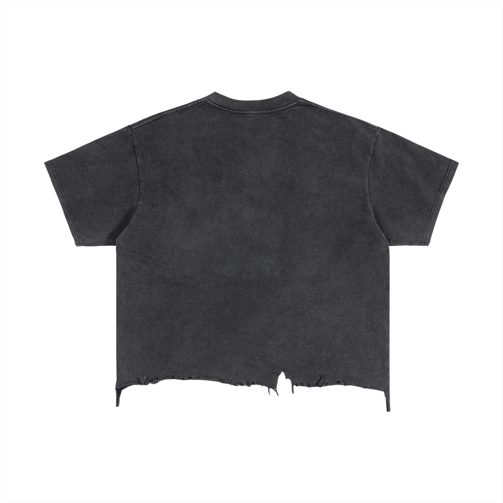 Unshakable — Distressed Hem T-Shirt